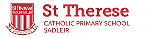 St Therese Catholic Primary School Sadleir Miller Logo
